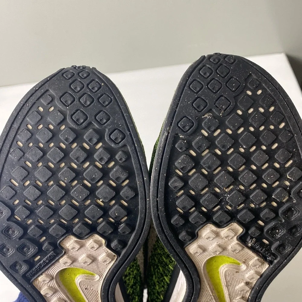 Nike Flyknit Racers Neon Green Black 